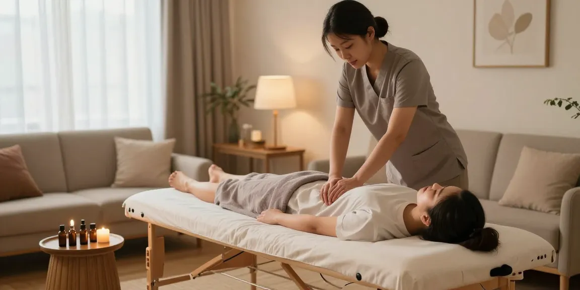 마포출장안마를 위한 편안한 마사지 환경, 전문가가 도착해 편안한 분위기에서 서비스를 시작합니다.