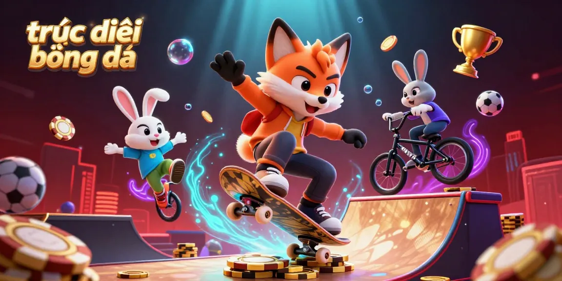 Experience trực tiếp bóng đá with thrilling sports betting action and vibrant characters.