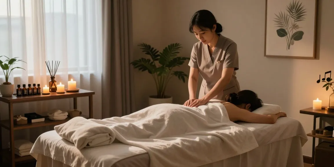 부천출장마사지를 제공하는 편안한 마사지 스튜디오의 모습입니다.