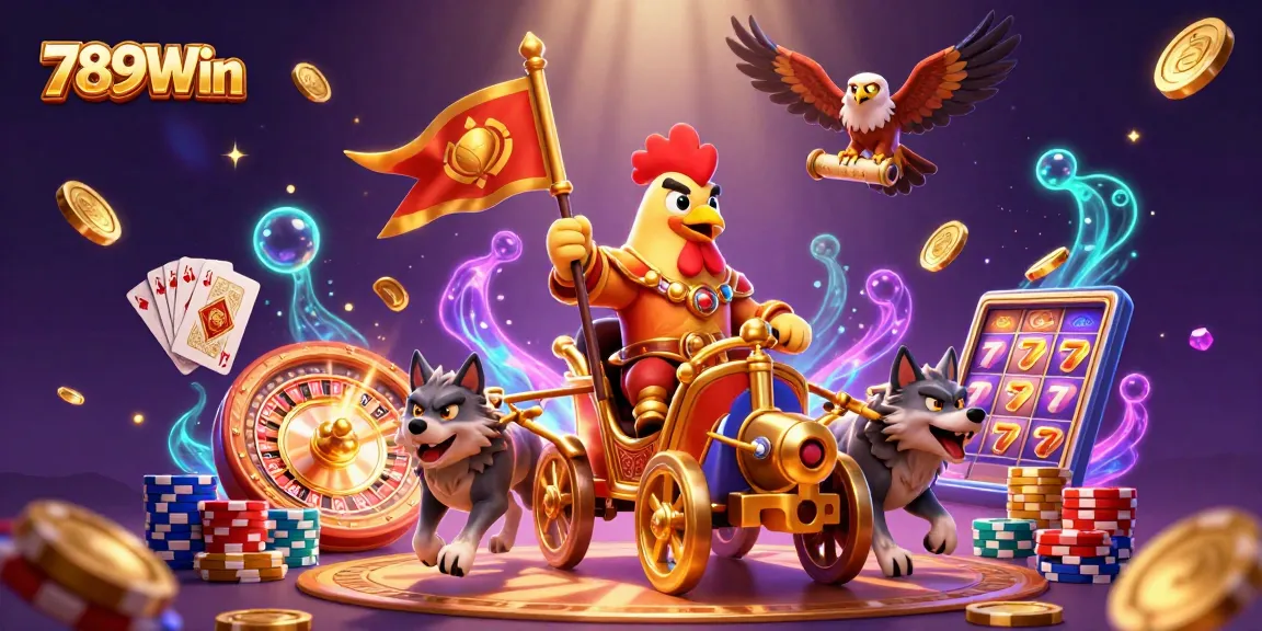 Engage with thrilling 789Win adventures as the rooster warlord leads with dynamic casino action.