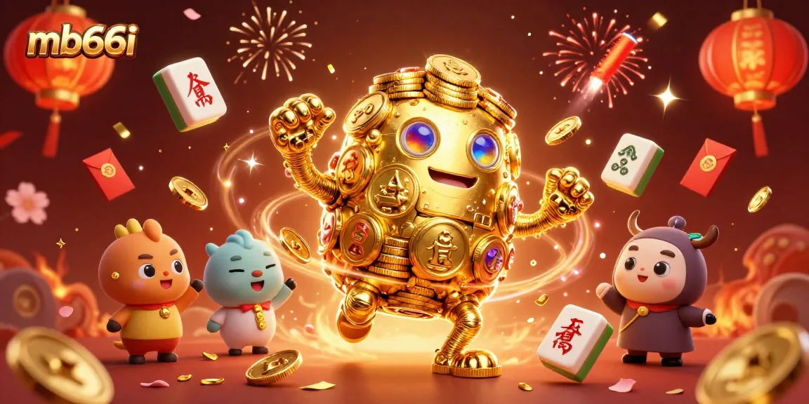 Experience thrilling slots action with mb66i at an ultra-detailed 3D casino illustration.